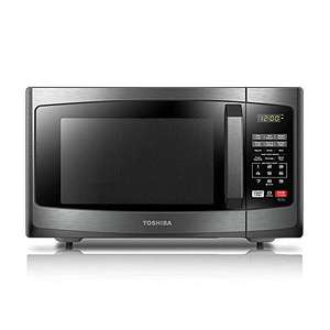 Amazon: Toshiba EM925A5A-BS Microwave Oven with Sound On/Off ECO Mode and LED Lighting, 0.9 Cu Ft/900W, Black Stainless Steel
