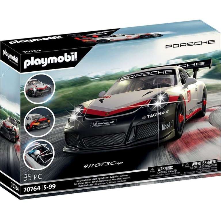 Walmart: Set de Juego Playmobil Porsche 911 GT3 Cup 35 Piezas