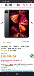 Doto: Apple iPad Pro 11" Chip M1 Wifi 128GB Gris espacial kueski
