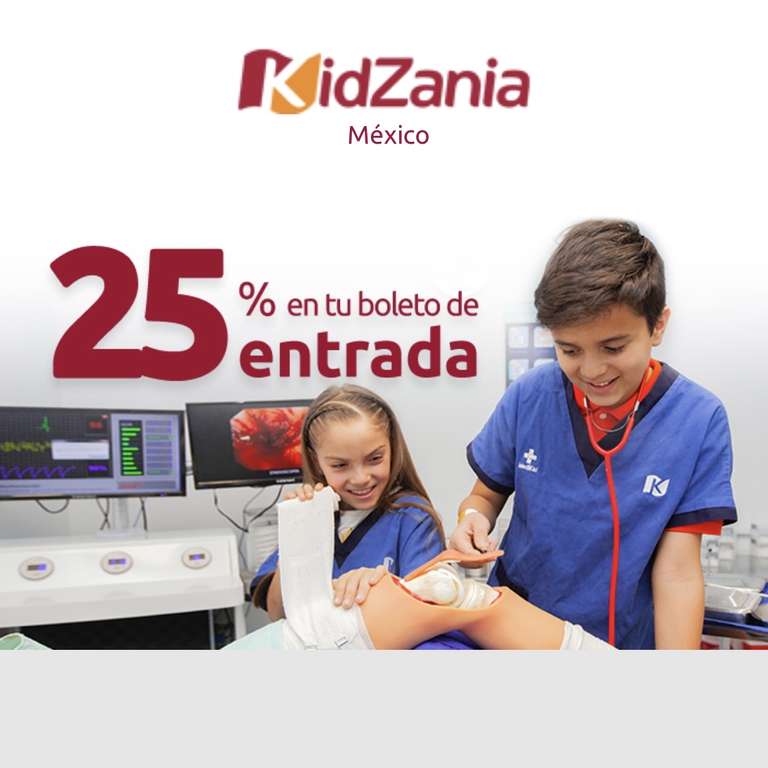 KidZania - 25 % de Descuento en Entradas