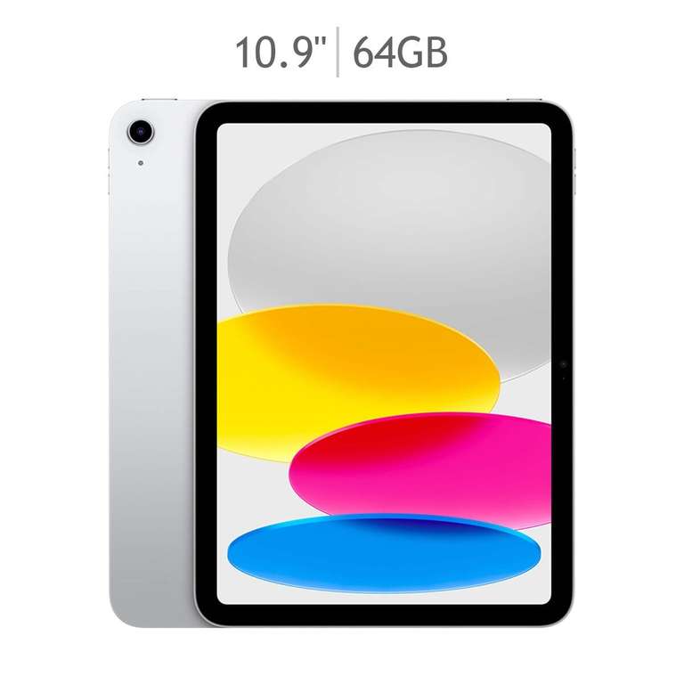 Costco: Apple iPad 10.9" Wifi 64 GB, 10ma Generación (con Banorte)