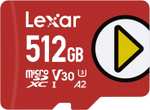 Amazon: Lexar tarjeta microSDXC UHS-I de 512 GB (precio al proceder a pago)