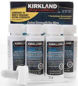 Amazon: Minoxidil kirkland 6 meses de tratamiento.