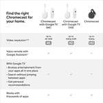 Amazon: Google Chromecast 4K HDR (Snow)