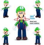 Amazon: ABESSLON Juego de 6 Piezas de Super Mario para niños Mario Figuras de accion PVC Mario