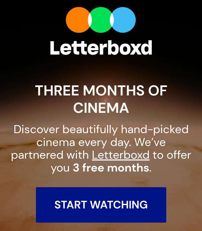 3 meses de MUBI gratis con Letterboxd