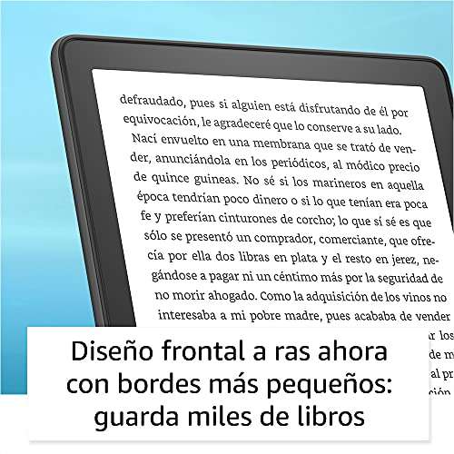 Amazon: Kindle Paperwhite de 6.8” (precio Bajo Histórico) luz cálida ajustable con HSBC