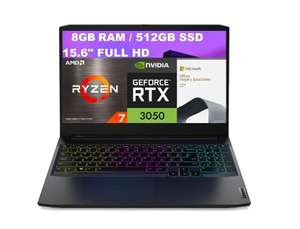 Walmart: Laptop Gamer Lenovo Ryzen 7 5800H Nvidia Geforce RTX3050 8GB RAM 512GB SSD (con BBVA)