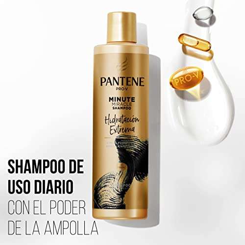 Amazon: Pantene Shampoo Minute Miracle Hidratación Extrema Sin Sal 480ml -Planea y ahorra