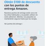 Amazon: $100 de descuento al usar puntos de entrega*