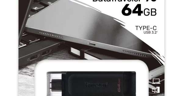 PCdigital: Memoria USB 3.2 Type-C 64GB Kingston