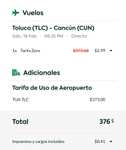 VivaAerobus - Vuelo sencillo Toluca - Cancún TUA incluido