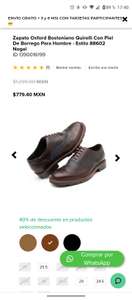 Flexi: Zapato Oxford Bostoniano Quirelli Con Piel De Borrego Para Hombre color Nogal