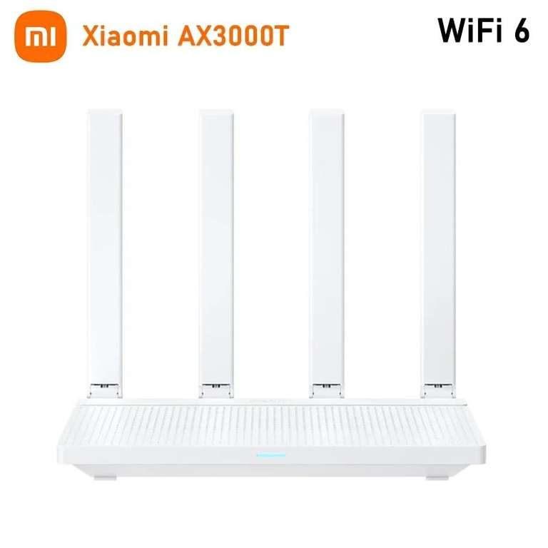 AliExpress: Router AX3000T Xiaomi, WiFi 6, Banda dual 2.4/5 Ghz, Mesh, 4 puertos Gigabit