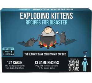 Amazon: Juego de cartas Exploding Kittens Recipes for disaster