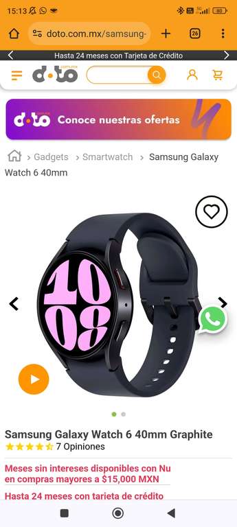 Pagar con best sale samsung galaxy watch