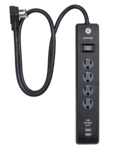 Liverpool: Multicontacto General Electric 25219 de 4 contactos y 2 puertos USB