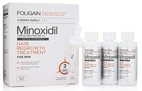 Amazon: Minoxidil 3piezas 163c/u