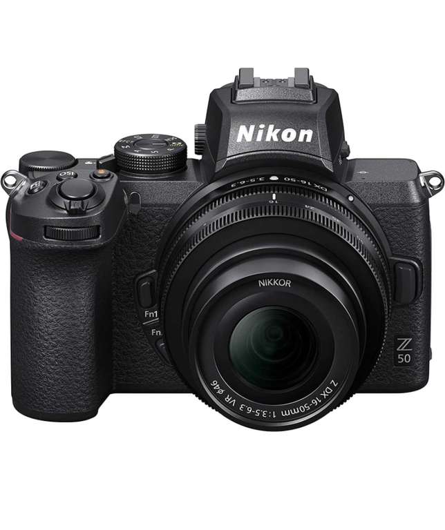Amazon: Nikon Z50 Cámara Mirrorless + Nikkor Z 16-50mm f/3.5-6.3