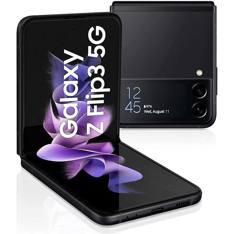 Doto: Samsung Galaxy Z Flip3, Snapdragon 888 5G, 128GB, 8GB Negro (con Kueski Pay)