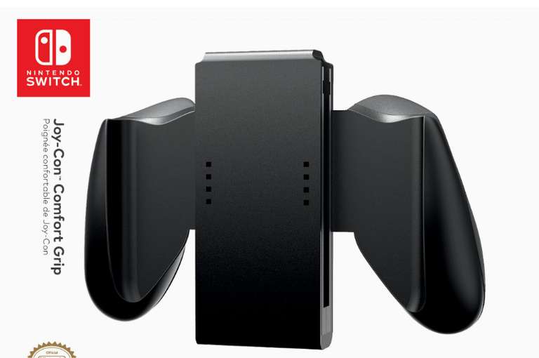 Amazon: Joy-Con Comfort Grip - Nintendo Switch de PowerA (Color Negro) - Standard Edition