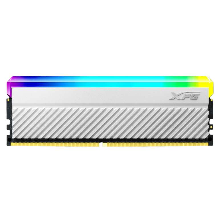 Cyberpuerta: Memoria RAM XPG Spectrix D45G White RGB DDR4, 3600MHz, 16GB, CL18, XMP