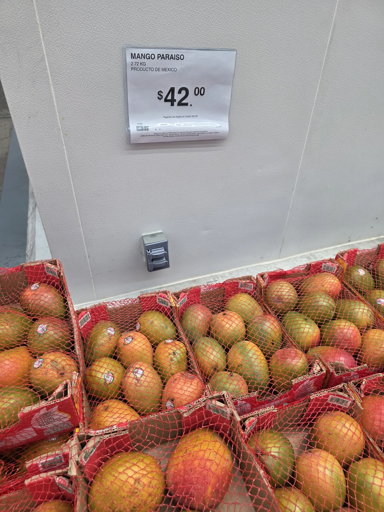 Sam's Club: Mango paraíso 2.72 Kg