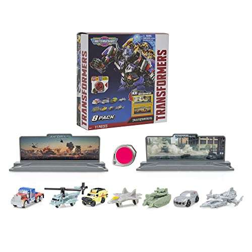 Amazon: Micro Machines Transformers 2007 Set – 8 vehículos Altamente detallados – Autobots – Decepticons – More Than Meets The Ey