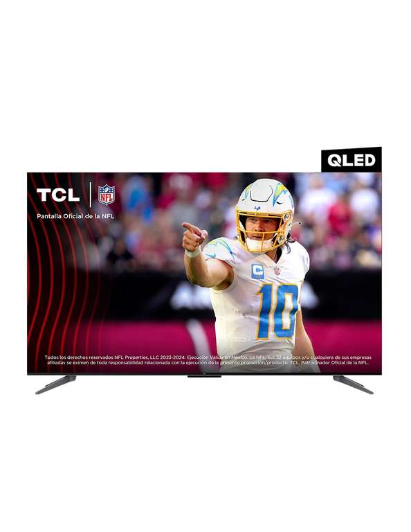 Liverpool: Pantalla TCL QLED Smart TV de 55 Pulgadas 4K/UHD 55Q750G (2023) ·144 Hz · QLED Pro · Dolby Atmos ·Google TV· 2.1 HDMI