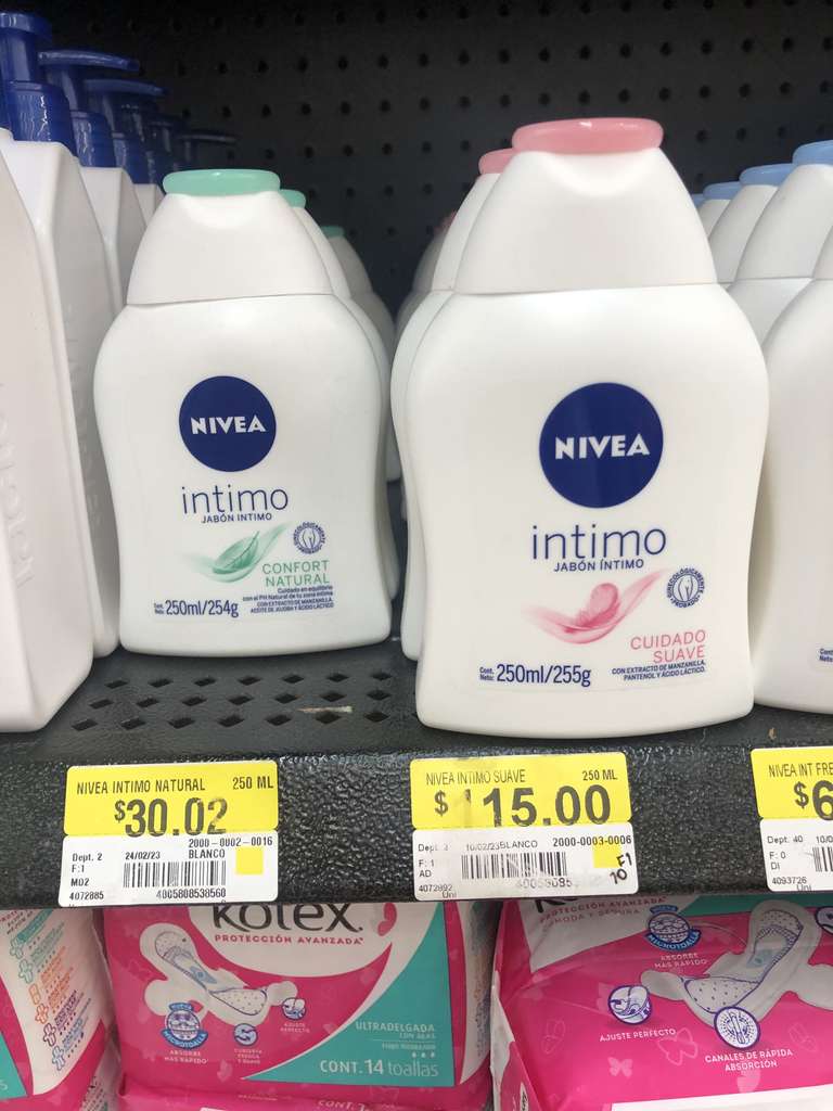 Walmart: Jabón intimo NIVEA