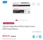Office Depot: Impresora Canon G2160 + paquete con 5000 hojas + 500 hojas gratis (sin promos bancarias)
