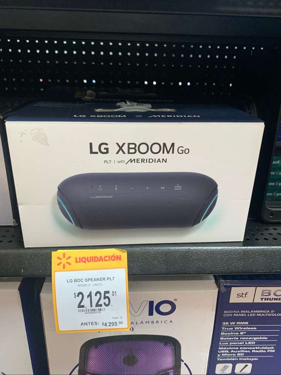 Bocina LG modelo PL7 en Walmart