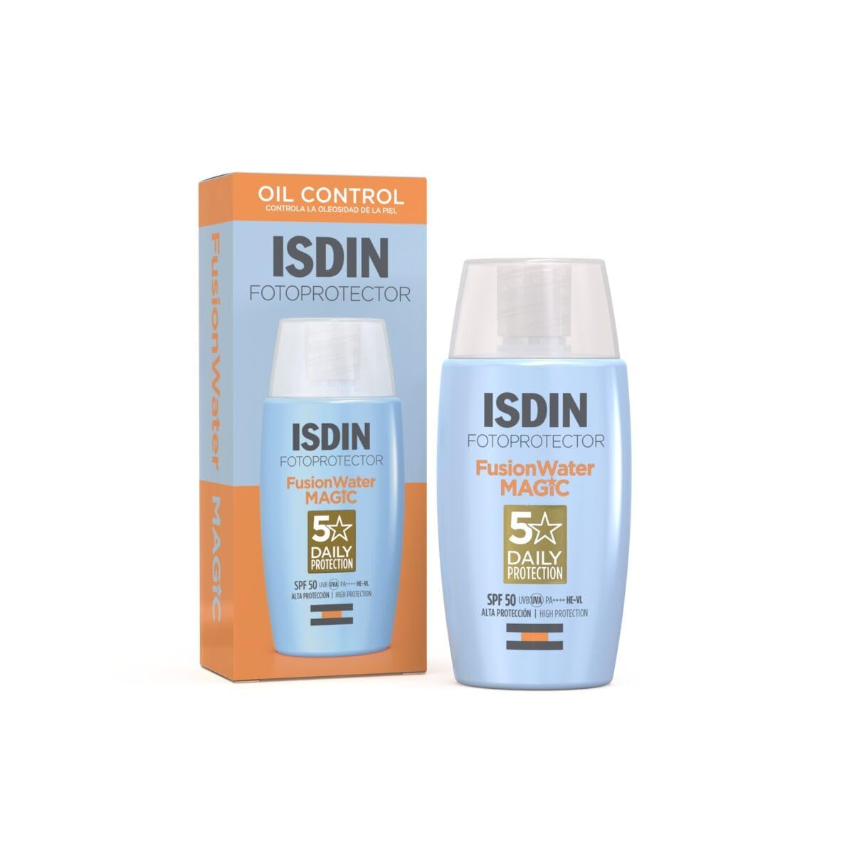 Amazon: Protector Solar Facial ISDIN Fusion Water FPS 50 con Planea y Ahorra