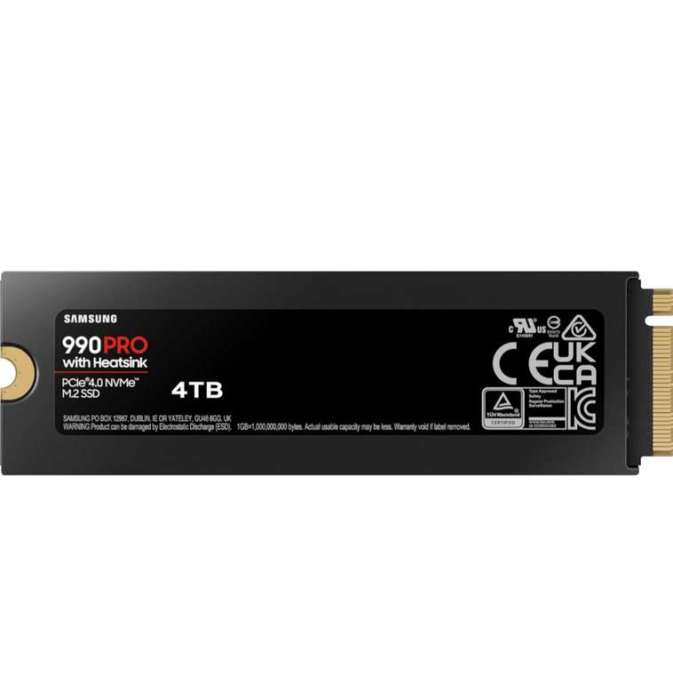 Amazon México - SAMSUNG 990 Pro con disipador de Calor SSD 4TB PCIe Gen.4 X4, NVMe 2.0