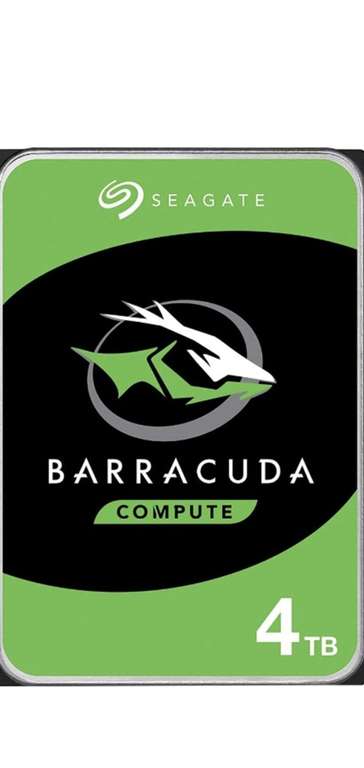 Amazon: Disco Duro 4TB Seagate BarraCuda | Pago en Oxxo