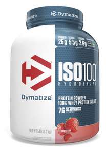 Walmart: ISO 100 Proteína Hydrolyzed 5 Lbs Strawberry Dymatize