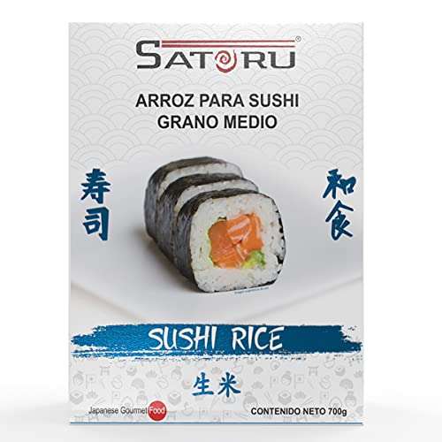Amazon: Satoru Arroz Para Sushi, tipico harinoso, 700 gramos