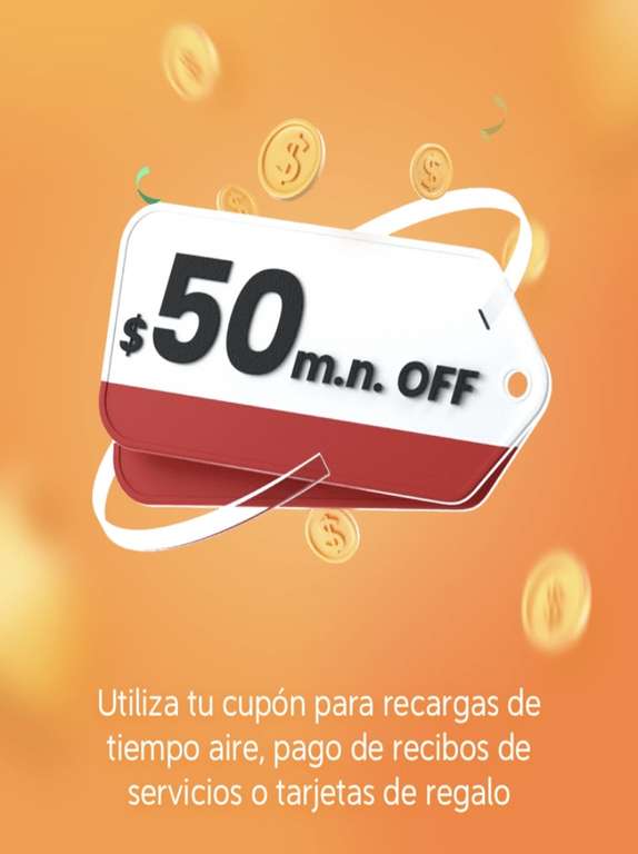 DIDI Pay: $50 OFF Al Pagar Servicios, Recargas Telefónicas Ó Comprar Tarjetas De Regalo Arriba De $100