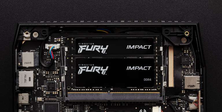 CyberPuerta: Memoria RAM Kingston FURY Impact DDR4, 3200MHz, 32GB, CL20, XMP SO-DIMM (para laptop)