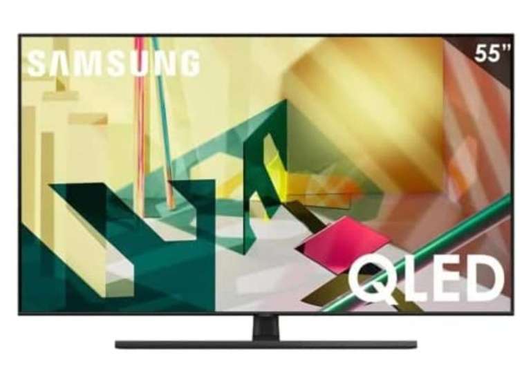 Amazon: Pantalla SAMSUNG Television de 55” Class 4K (2160p) Smart QLED TV Bluetooth HDMI USB (Reacondicionado)