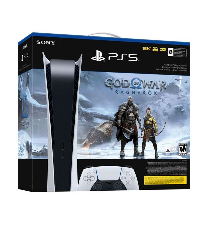 Walmart: Playstation 5 Edición Digital 825 GB/ God of War Ragnarok código de descarga | Pagando con TDC BBVA 12 MSI