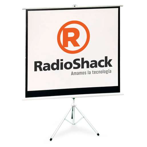 RadioShack: Pantalla para Proyectar con Tripié incluido - 60 pulgadas