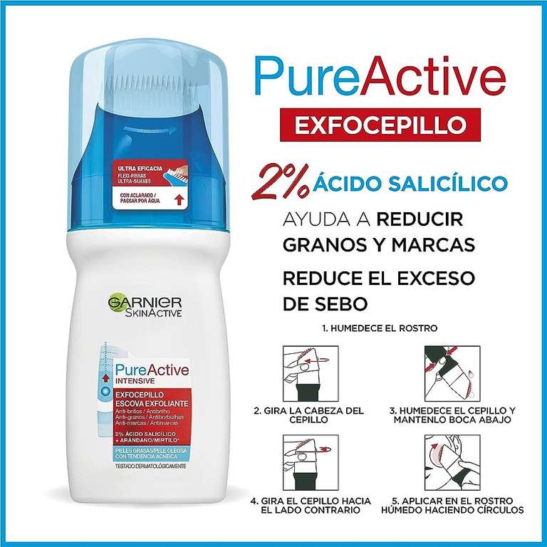 Amazon: Garnier Skin Naturals Face Gel Exfocepillo Pureactive 150 ml