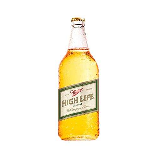 Amazon: Cerveza Miller High Life 12 Botellas de 940ml