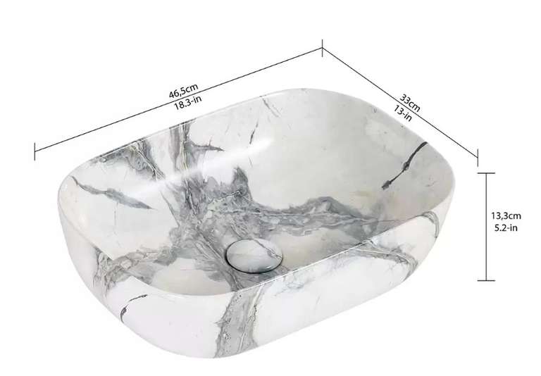 Costco: Lavabo de cerámica para baño