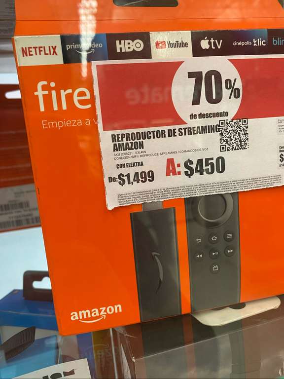Elektra: Amazon Fire TV Stick (tienda física)