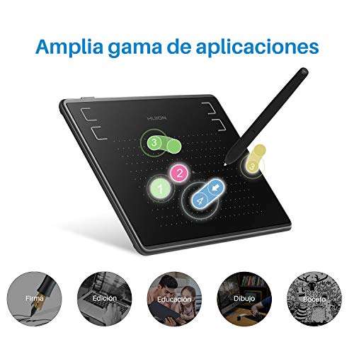 Amazon: HUION Inspiroy H430P OSU Tableta Gráfica Compatible con Android