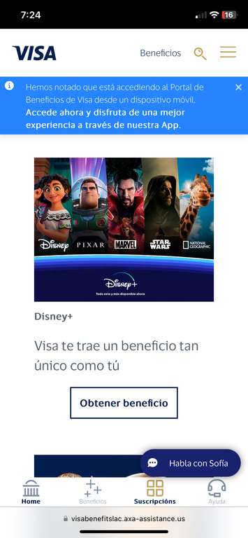 VISA: Hasta 3 meses gratis en Amazon, Disney plus y star plus