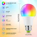 Amazon: 4pcs Wifi Bluetooth Smart Bulb Led Spotlight, Wireless Remote Application Control Voice Control, 9w RGBCW E27/E26 Bulb Color Tunable