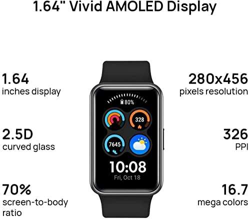 Amazon: Reloj inteligente Huawei negro $1,419